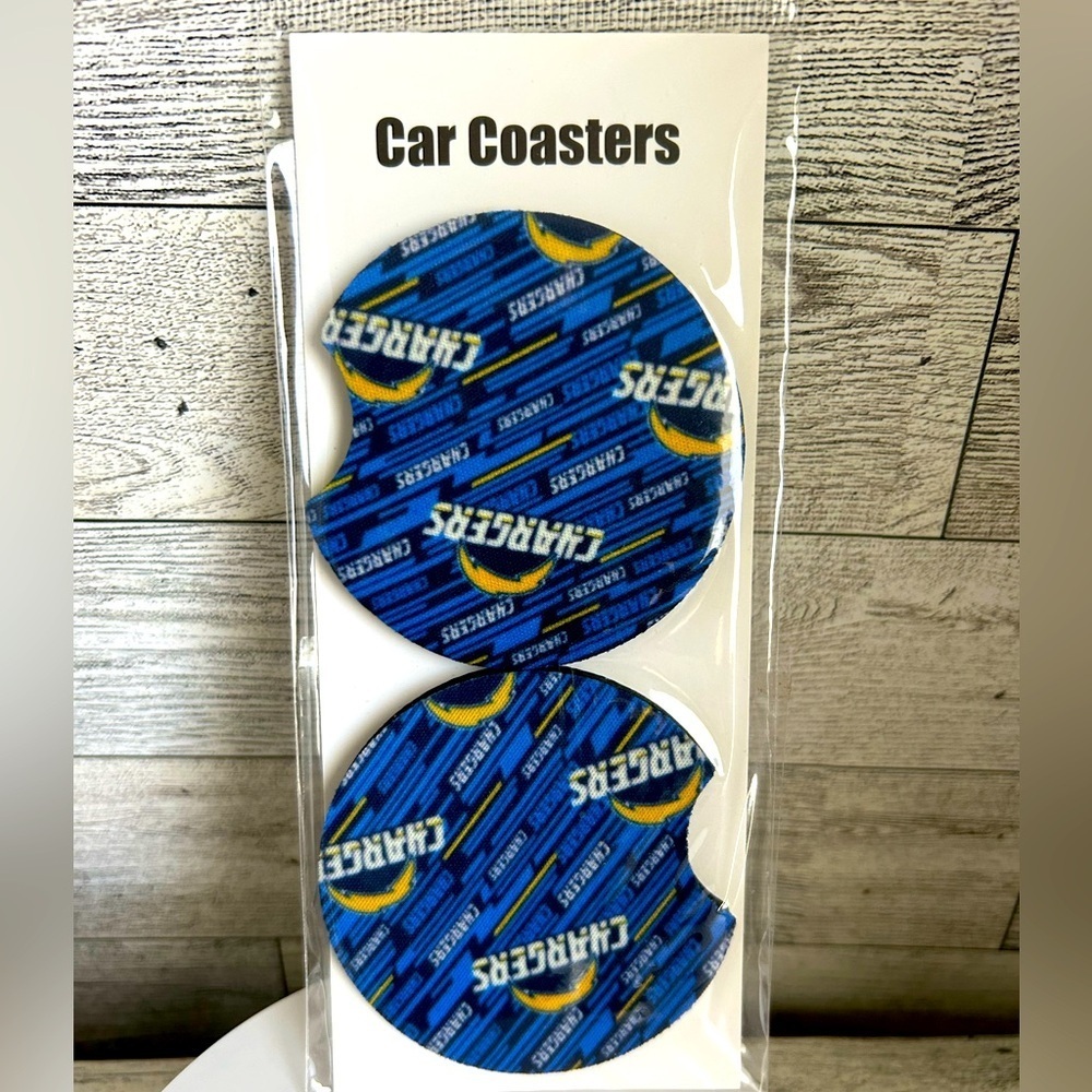Chargers Car Coasters